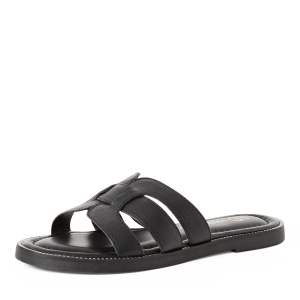 Шлепанцы  Marco Tozzi  черный  кожа F-401251