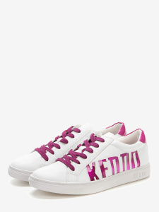 Фото Кеды  Keddo  белый  кожа искусств. F-80681