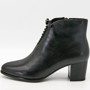 Фото Ботильоны  Bonavi  черный  кожа Z-100176 Фото Ботильоны  Bonavi  черный  кожа Z-100176