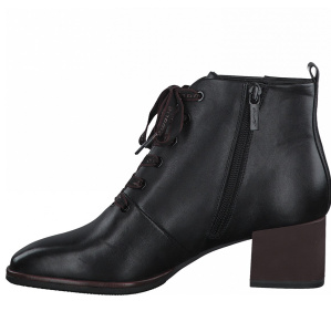 Фото Ботильоны  Tamaris  черный  кожа Z-100770 Фото Ботильоны  Tamaris  черный  кожа Z-100770