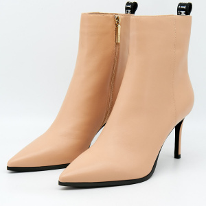 Фото Ботильоны  MYSET  бежевый  кожа Z-100721 Фото Ботильоны  MYSET  бежевый  кожа Z-100721