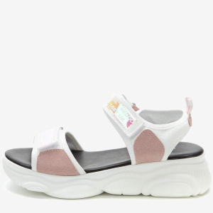 Фото Сандалии  Keddo  белый  замша искусств./текстиль F-91051