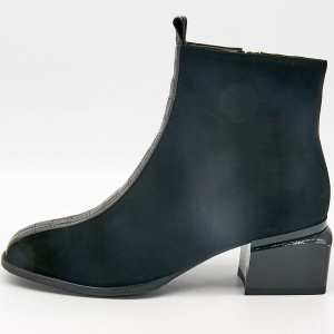 Ботинки  Bonavi  черный  кожа Z-100145