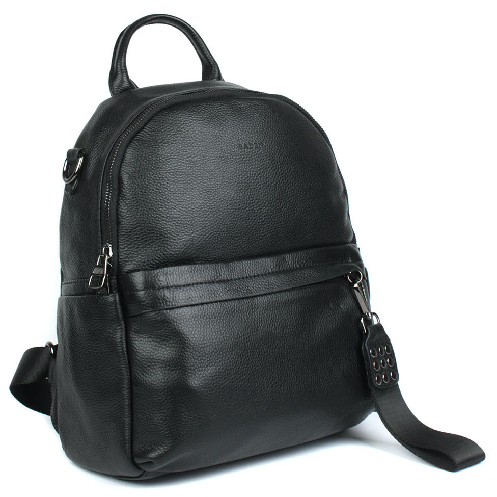Фото Рюкзак  женские Baden  черный  кожа c11457