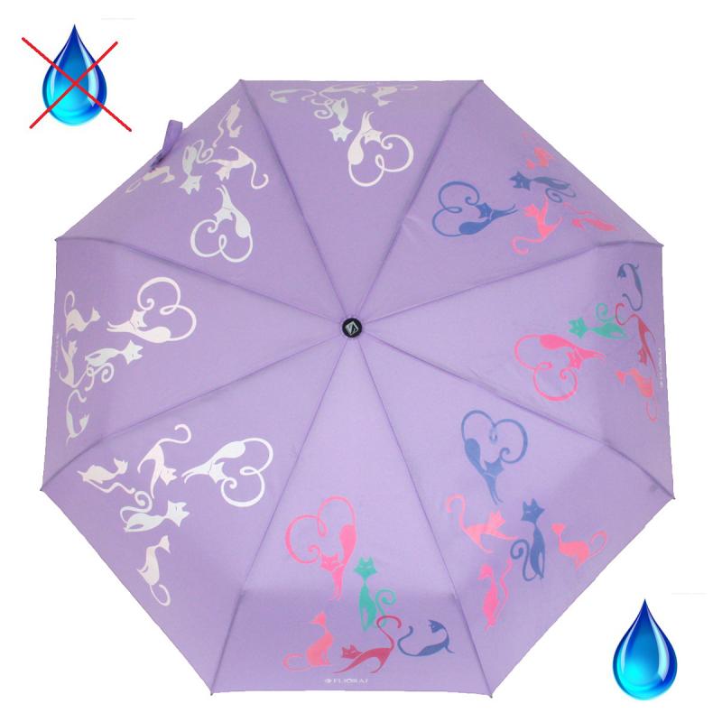 Фото Зонт  женские Flioraj  сиреневый  полиэстер c10292