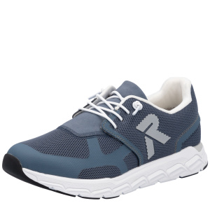 Кроссовки  Rieker Спорт  синий  кожа искусств./текстиль f-401104