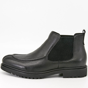 Ботинки  Romitan  черный  кожа Z-90461