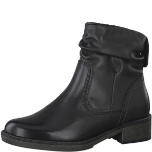Фото Ботинки  Tamaris  черный  кожа искусств. Z-8889