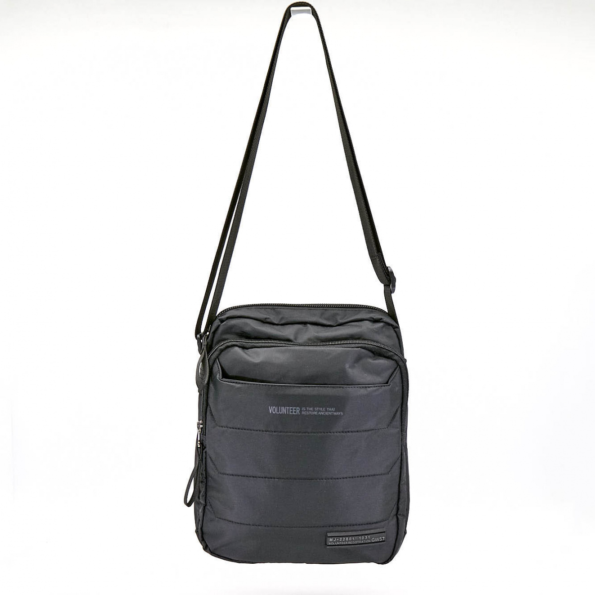 Фото Рюкзак  мужские Volunteer  черный  текстиль c11616-black