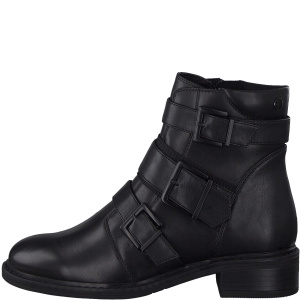 Фото Ботинки  Tamaris  черный  кожа Z-8792