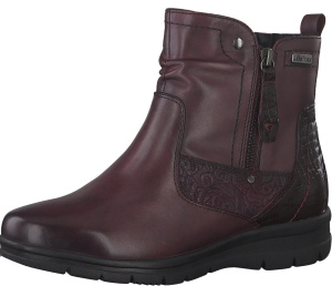 Фото Ботинки  Jana  бордовый  кожа Z-8787