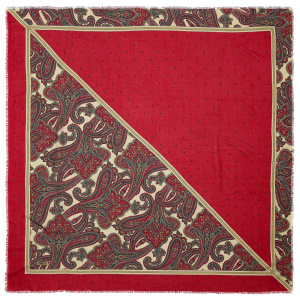 Фото Платок Fabretti красный  c15663