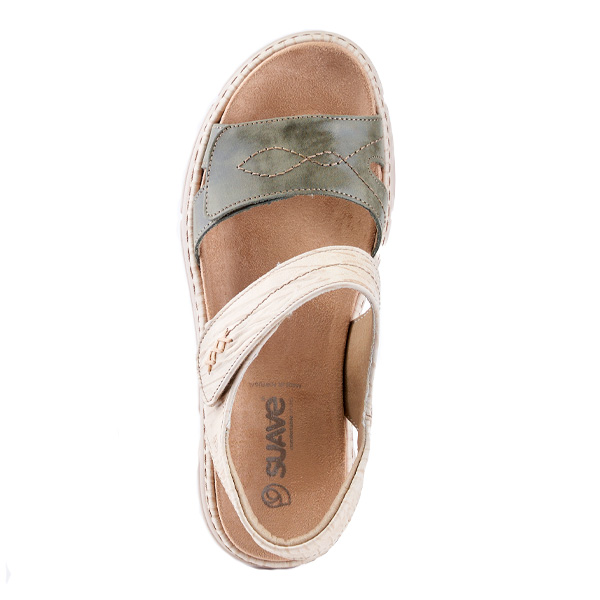 Фото Сандалии  Suave бежевый кожа  F-400800