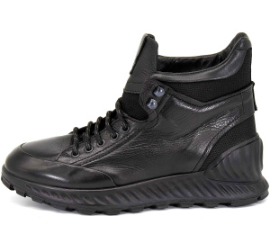 Фото Ботинки  Bota  черный  кожа Z-8578