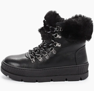 Фото Ботинки  Betsy  черный  кожа искусств. Z-8906