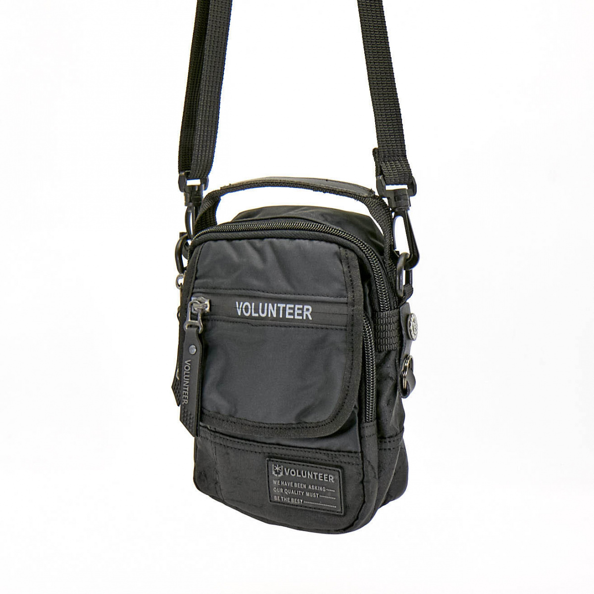 Фото Рюкзак  мужские Volunteer  черный  текстиль c11600-black