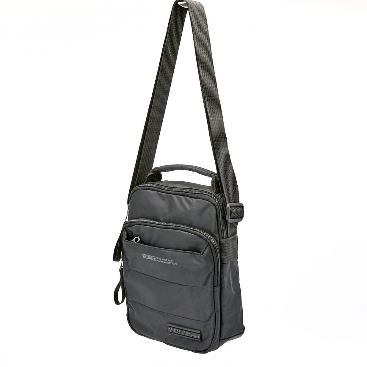 Фото Сумка  мужские Volunteer  черный  текстиль c11603-black