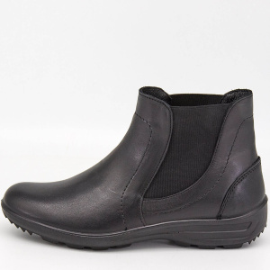 Ботинки  Esse  черный  кожа Z-89243