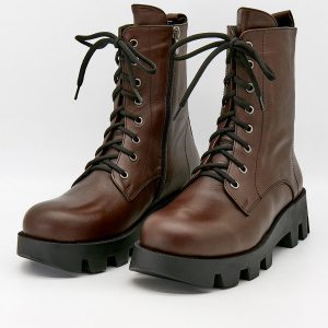 Ботинки  Dakkem  коричневый  кожа Z-100388