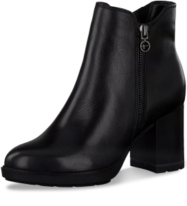 Фото Ботильоны  Tamaris  черный  кожа Z-90393