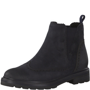 Фото Ботинки  Marco Tozzi  синий  кожа Z-90275