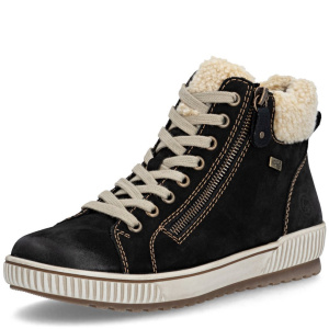 Ботинки  Remonte  серый  кожа/текстиль Z-401057