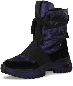 Фото Ботинки  Tamaris  синий  текстиль Z-90287