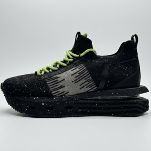 Кроссовки  Romitan  черный  текстиль F-400539