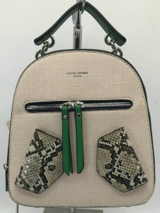 Фото Рюкзак  David Jones  зеленый  кожа искусств. c10772-green