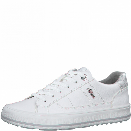 Кеды  S.Oliver  белый  кожа искусств. Z-100221 фото в интернет-магазине | Omadey.ru