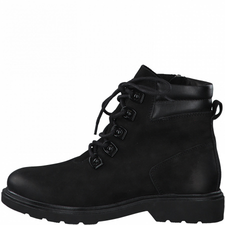 Ботинки  Marco Tozzi  черный  кожа Z-100499 фото в интернет-магазине | Omadey.ru