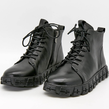 Ботинки  Madella  черный  кожа Z-100435 фото в интернет-магазине | Omadey.ru Ботинки  Madella  черный  кожа Z-100435 фото в интернет-магазине | Omadey.ru