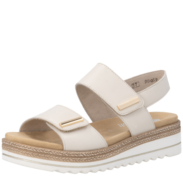 Фото Босоножки  Remonte бежевый кожа F-401112