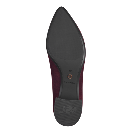 Туфли  Tamaris  красный  кожа Z-400397 фото в интернет-магазине | Omadey.ru