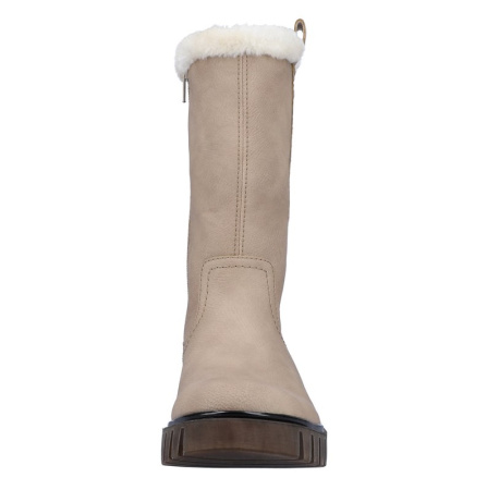 Полусапоги  Rieker  бежевый  кожа искусств./текстиль Z-200376 фото в интернет-магазине | Omadey.ru