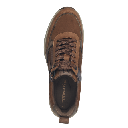 Кроссовки  Tamaris  коричневый  кожа искусств. Z-400513 фото в интернет-магазине | Omadey.ru