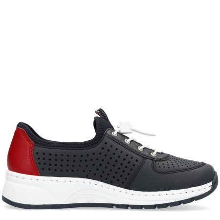 Кроссовки  Rieker  синий  кожа/кожа искусств. F-300518 фото в интернет-магазине | Omadey.ru