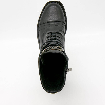 Ботинки  Bonavi  черный  кожа Z-100289 фото в интернет-магазине | Omadey.ru