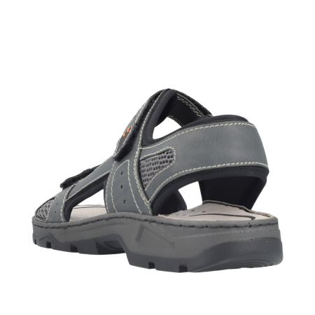 Сандалии  Rieker  серый  кожа искусств./текстиль F-400475 фото в интернет-магазине | Omadey.ru