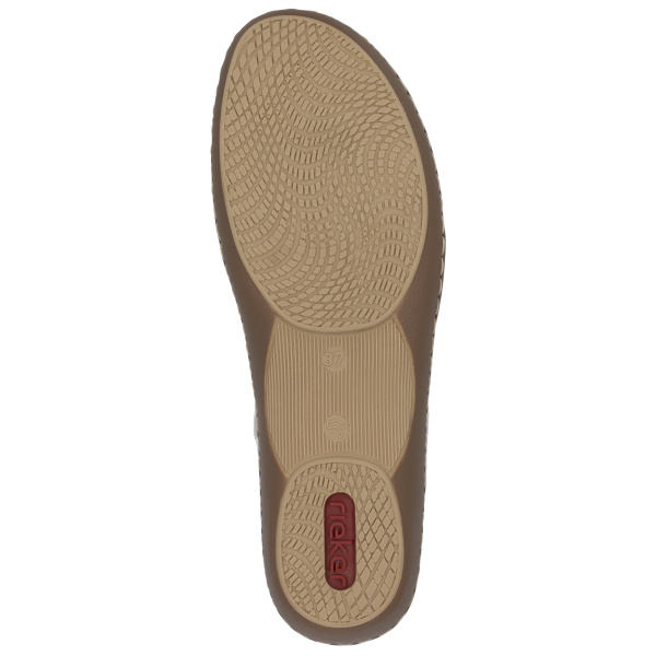 Фото Туфли летние  Rieker  белый  кожа/кожа искусств. F-400463