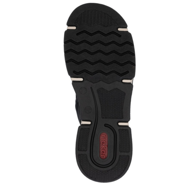 Фото Ботинки  Rieker  черный  кожа/кожа искусств. Z-400855