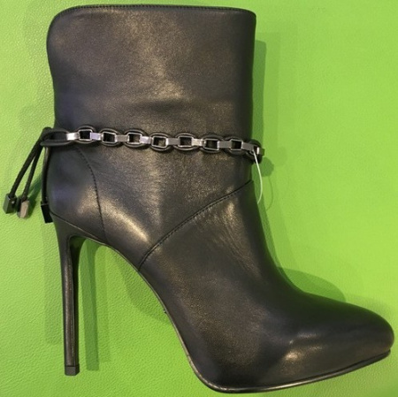 Ботильоны  Calipso  черный  кожа Z-6301 фото в интернет-магазине | Omadey.ru