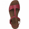 Сандалии  Tamaris  бордовый  кожа F-90805 фото в интернет-магазине | Omadey.ru