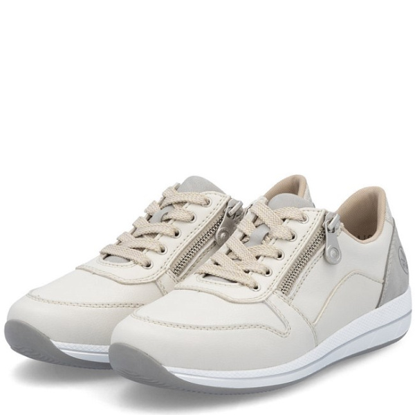 Фото Кеды  Rieker  белый  кожа/кожа искусств. F-400023 Фото Кеды  Rieker  белый  кожа/кожа искусств. F-400023