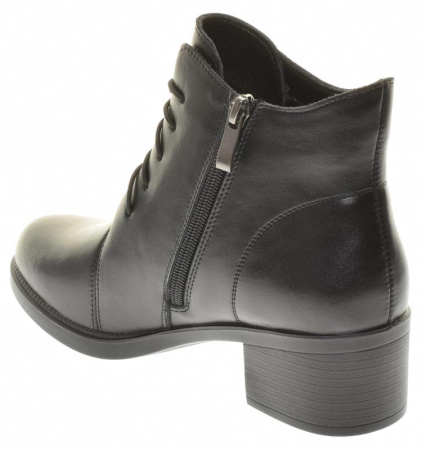 Ботинки  Baden  черный  кожа Z-100922 фото в интернет-магазине | Omadey.ru