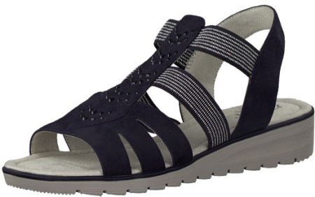 Сандалии  Jana  синий  замша F-80822 фото в интернет-магазине | Omadey.ru