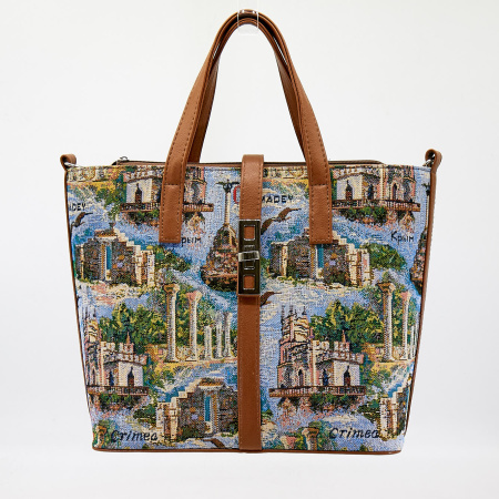 Сумка женская Omadey бежевый гобелен c10866 фото в интернет-магазине | Omadey.ru