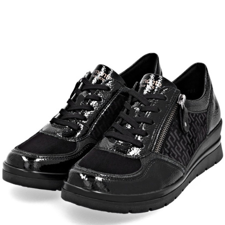 Туфли  Remonte  черный  кожа искусств./текстиль Z-400839 фото в интернет-магазине | Omadey.ru