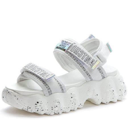 Сандалии  Crosby  белый  кожа искусств./текстиль F-90472 фото в интернет-магазине | Omadey.ru