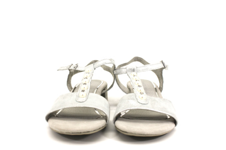 Босоножки  Marco Tozzi  серебряный  кожа F-7904 фото в интернет-магазине | Omadey.ru